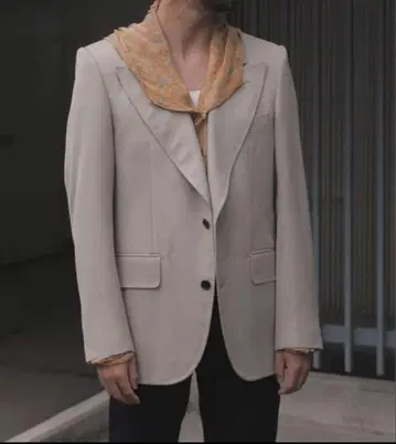 [레어] HUSBANDS PARIS 하스번즈 SIZE:46 베이지