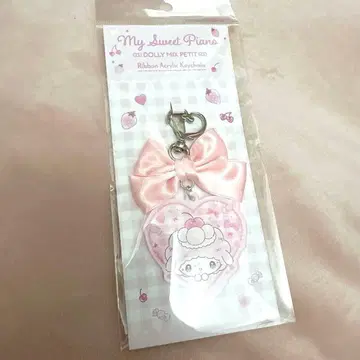 새상품 도리믹스 마이스위트피아노 리본 아크릴 키링 산리오
