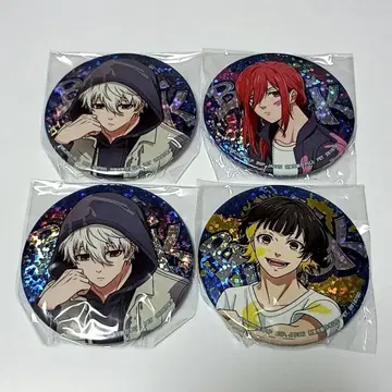 블루 록 홀로그램 캔뱃지 GIGO 한정판 나기 치기리 바치라 페인트 4점