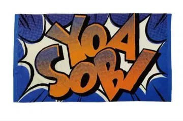 [ 미사용 ] YOASOBI POP OUT 비치 타월 블루