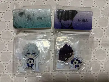 즉시 구매 블루 록 히오리 유이 우라 타비토 아크릴 스탠드 네임 배지