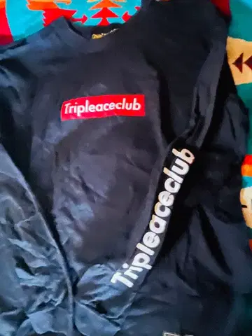 트리플 에이스 클럽 박스 로고 롱 T