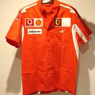 PUMA 페라리 반팔 셔츠 빨간색