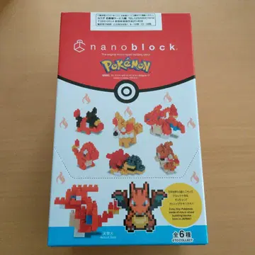 나노블럭 포켓몬 전 6종 세트 불꽃 타입