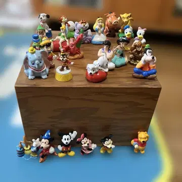 디즈니 미니어처 피규어 세트