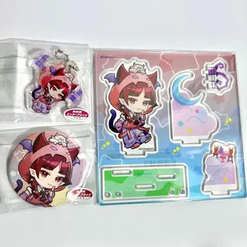 오페라 캔뱃지 마루쿠지 마계학원 데비카와 후드티 아크릴 스탠드