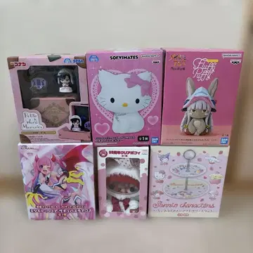 키티, 유미란(모리 란) 등 피규어 6개 세트 묶음 판매