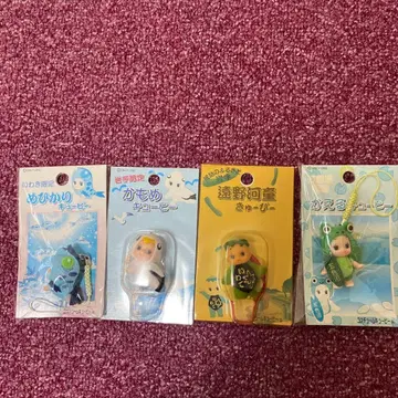 도호쿠 한정판 큐피 스트랩 4세트