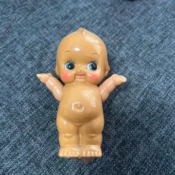 쇼와 레트로 셀룰로이드 일광화상 큐피 갱그로 큐피 피규어