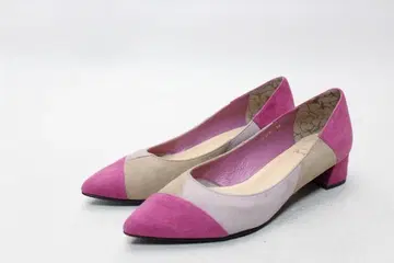 새상품 히미코 온루즈 패치워크 펌프스(23cm)/594