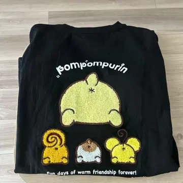 [ 새상품 ] 아베일 폼폼푸딩 여성용 반팔 T셔츠 자수