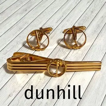 dunhill 던힐 넥타이핀 커프스링크 골드