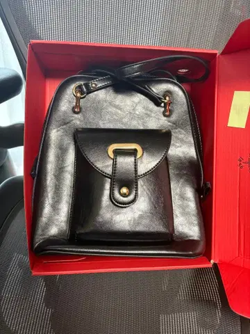 2Way 블랙 합성 피혁 백 (iPad Pro 11인치 수납 가능)