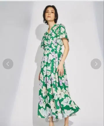 그레이스 콘티넨탈 빈티지 플라워 원피스 36