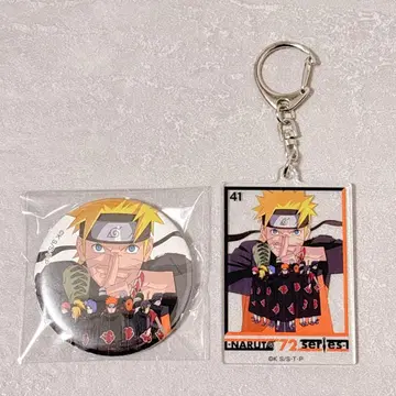 NARUTO 72 시리즈 캔뱃지 아크릴 키링 세트 41권