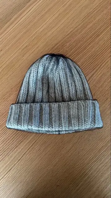 CA4LA 카시라 그레이 리브 니트 모자
