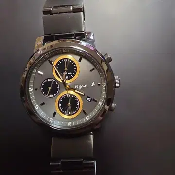 agnes.b 크로노그래프 남성용 손목시계