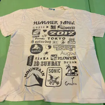 SUMMER SONIC 2012 티셔츠 M 사이즈