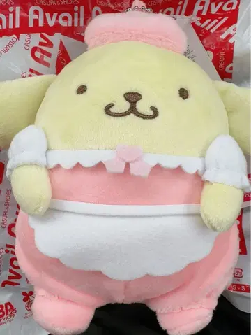 폼폼푸딩 마스코트 참 메이드 아베일 택 포함 미사용 새상품