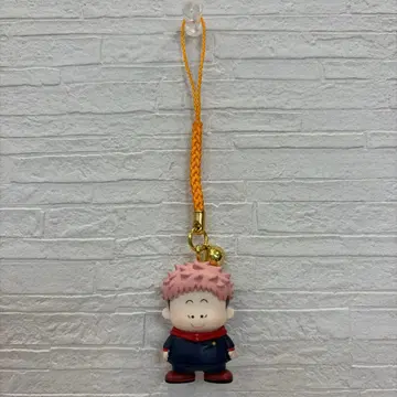 주술회전 이타도리 유우지 피규어 스트랩 끈 마스코트