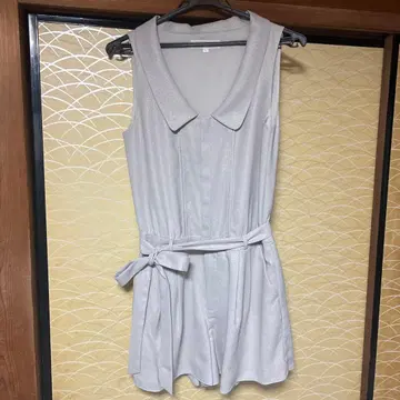 MERCURYDUO 라이트 그레이 점프수트 F