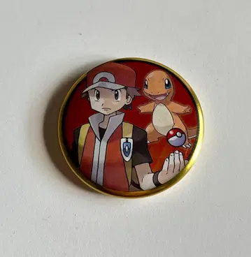 캔뱃지 레드 트레이닝복 포켓몬