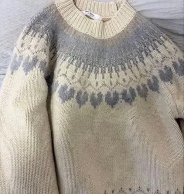 herlipto Heart Fair Isle Knit Pullover