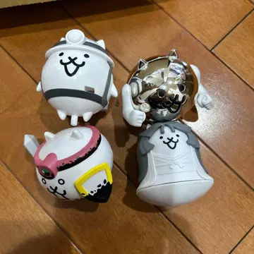 냥코 대전쟁 피규어 4체 세트