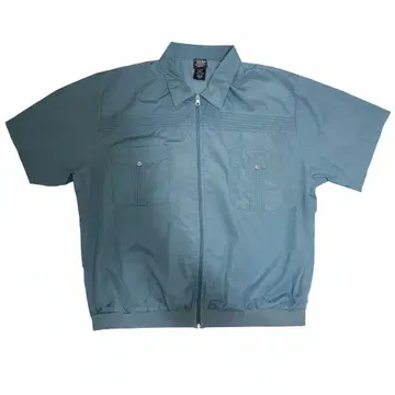 구제 의류 90년대 John Blair 반팔 멕시칸 셔츠 쿠바 셔츠 집업