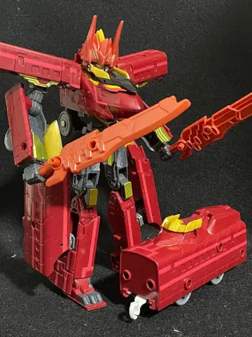 프라레일 신칸센 변형 로봇 신카리온 블랙신카리온 홍