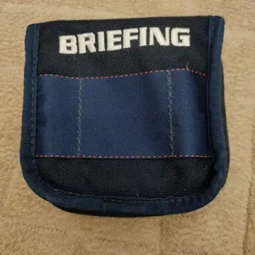 퍼터 커버 브리핑 BRIEFING 말렛 타입 네이비