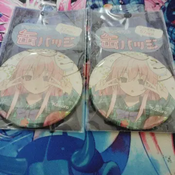 진 코코로 Kokoro 스나메리도리루 캔뱃지 2세트