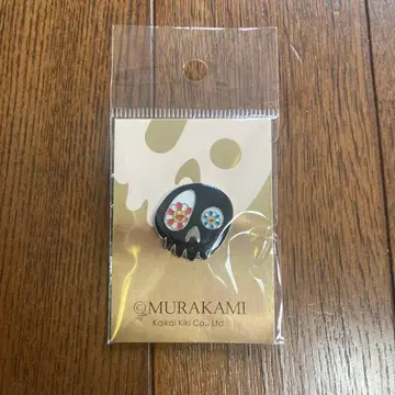 무라카미 다카시 핀 배지 해골 모노노케 교토전 스컬 디자인