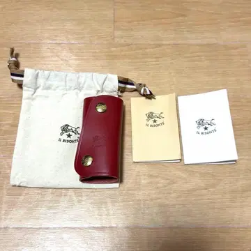 일비종떼 키케이스 4연 레드 빨간색 가죽