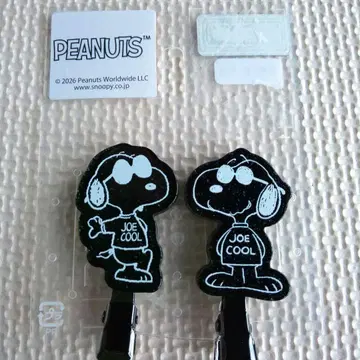 새상품 PEANUTS 스누피 JOECOOL 멀티 클립 2개 세트