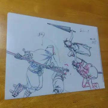 은혼 완결편 원화 오키타 소고 & 카구라 A-4 클리어 파일