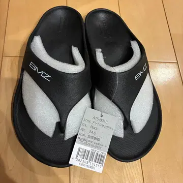 BMZ 아시토레 샌들 24.0 블랙 리커버리 샌들