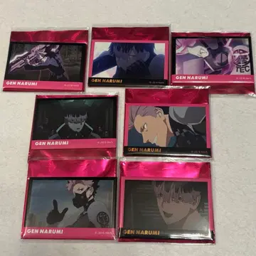 괴수 8호 나루미 겐 캔뱃지 세트