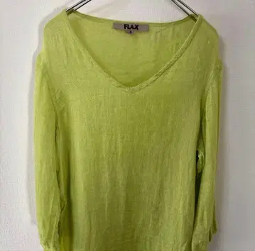 90s FLAX USA 구제 빈티지 린넨 튜닉 원피스