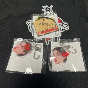 TREASURE 팝업 하루토 얼굴 아크릴 키링 에마 스트랩