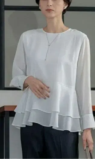 [ 23구 ] [ ONWARD ] 테프라 매트 쉬폰 블라우스