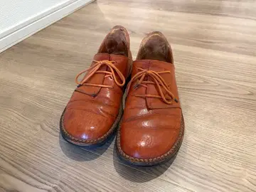 trippen 레트로 가죽 신발 레이스업