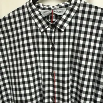 STAMP AND DIARY 깅엄 체크 원피스 택 포함 새상품