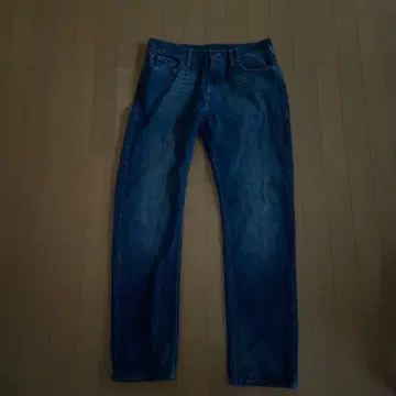 레어 노티카 NAUTICA JEANS 데님 다크 네이비 릴랙스 스트레이트