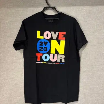 해리 스타일스 러브 온 투어 2023 티셔츠 M 블랙