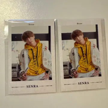 우라시마사카타센 센라 랜덤 미니 포토 카드 폴라로이드 Brun 블랑