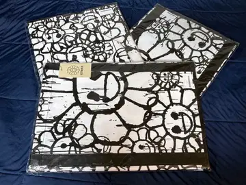 무라카미 다카시 MADSAKI 플라워 백 돗자리 카이카이키키 3장