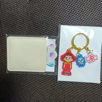 밀키 75주년 아크릴 키홀더 스테인리스 거울 세트