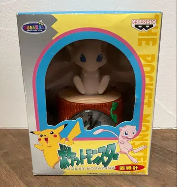 포켓몬스터 뮤우 피규어 탁상시계 반프레스토