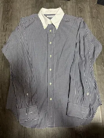 INDIVIDUALIZED SHIRTS 깅엄 체크 슬림 핏